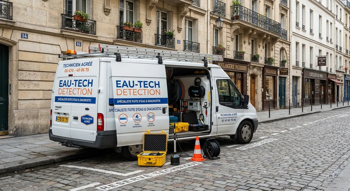 recherche fuite eau infiltration