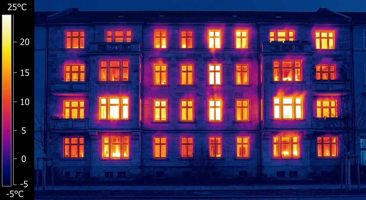 thermographie façade bâtiment